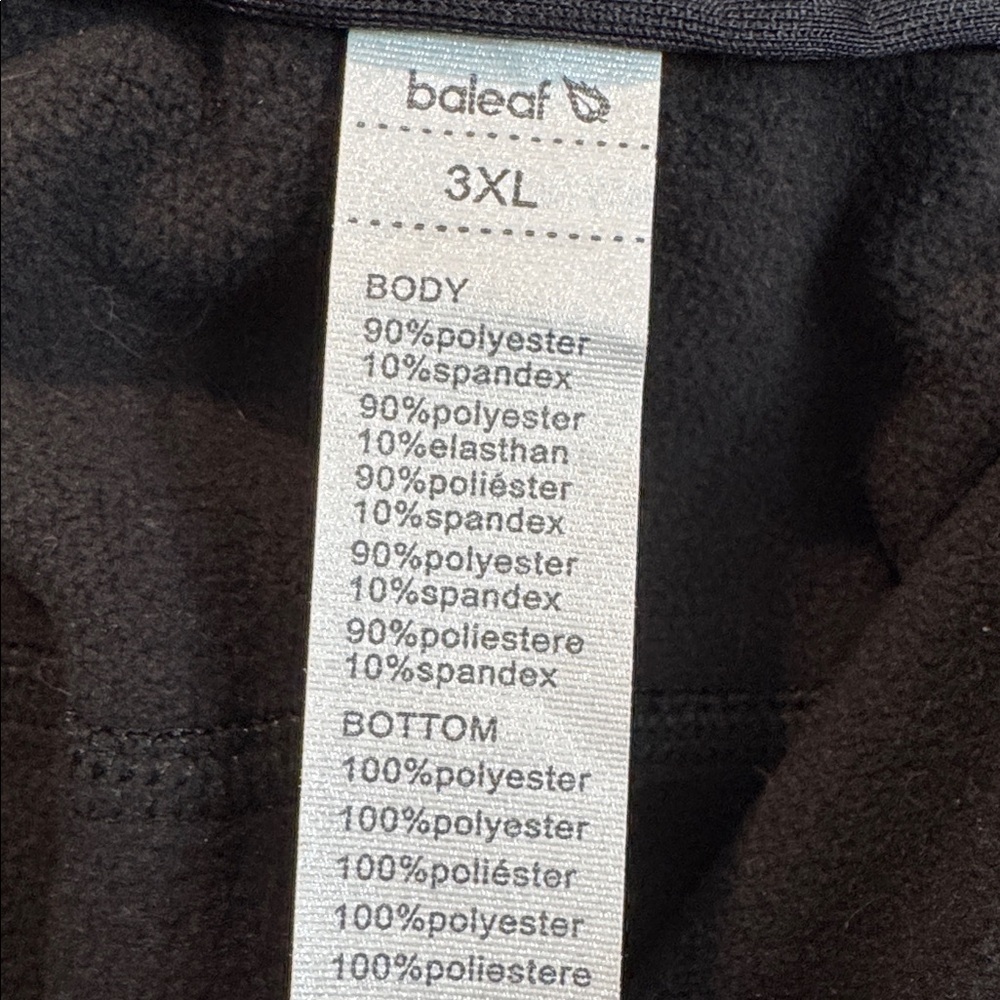 Baleaf Men's Water-resistant Winter Cycling Pant w/ thermal fleece lining Sz 3XL - Picture 10 of 12